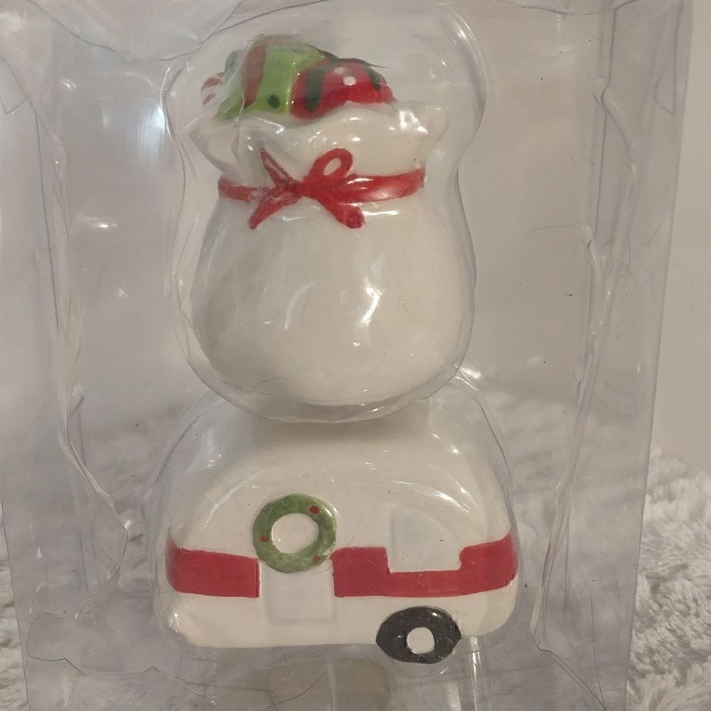 Haven & Key Christmas Bag & Camper Ceramic Salt & Pepper Shaker